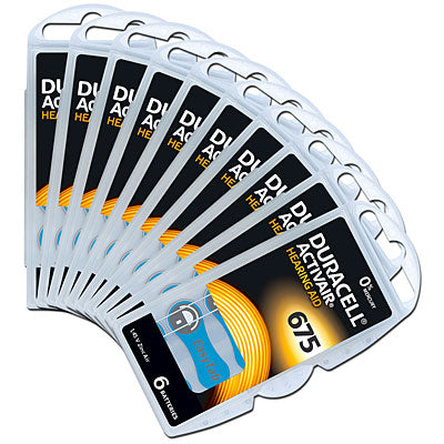60 x Hörgerätebatterien 1,45 V