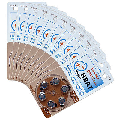 60 x Hörgerätebatterien 1,45 V