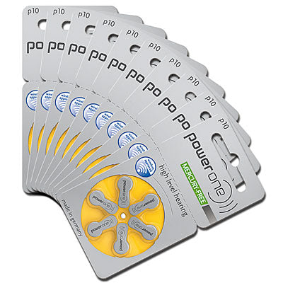 60 x Hörgerätebatterien 1,45 V