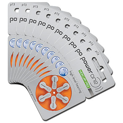 60 x Hörgerätebatterien 1,45 V