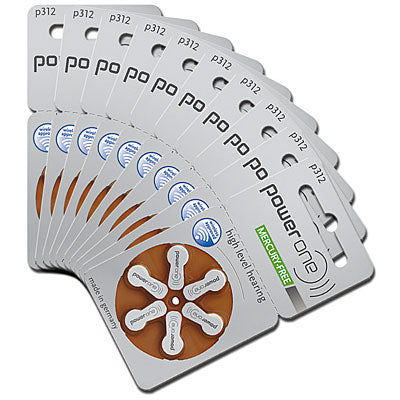 60 x Hörgerätebatterien 1,45 V