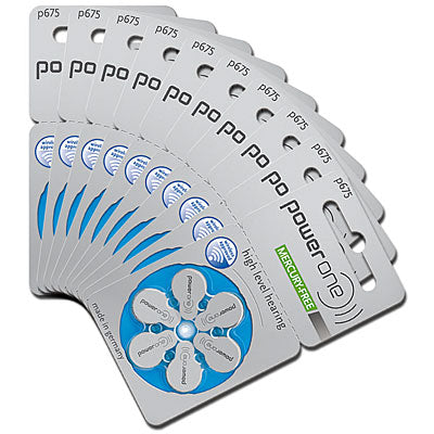 60 x Hörgerätebatterien 1,45 V