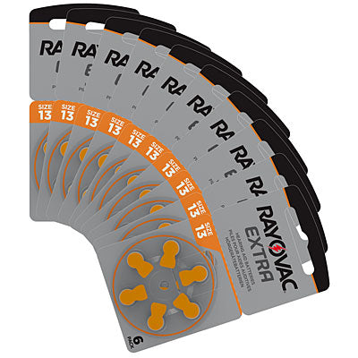 60 x Hörgerätebatterien 1,45 V