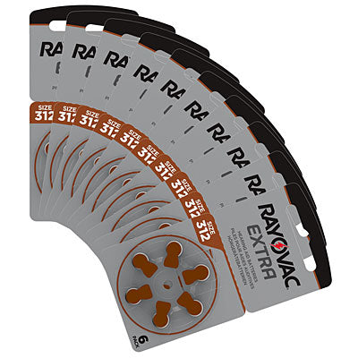 60 x Hörgerätebatterien 1,45 V